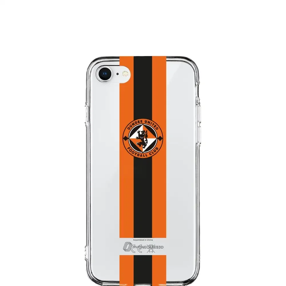 Dundee United Official Clear Phone Case Design Stripes - Image 20