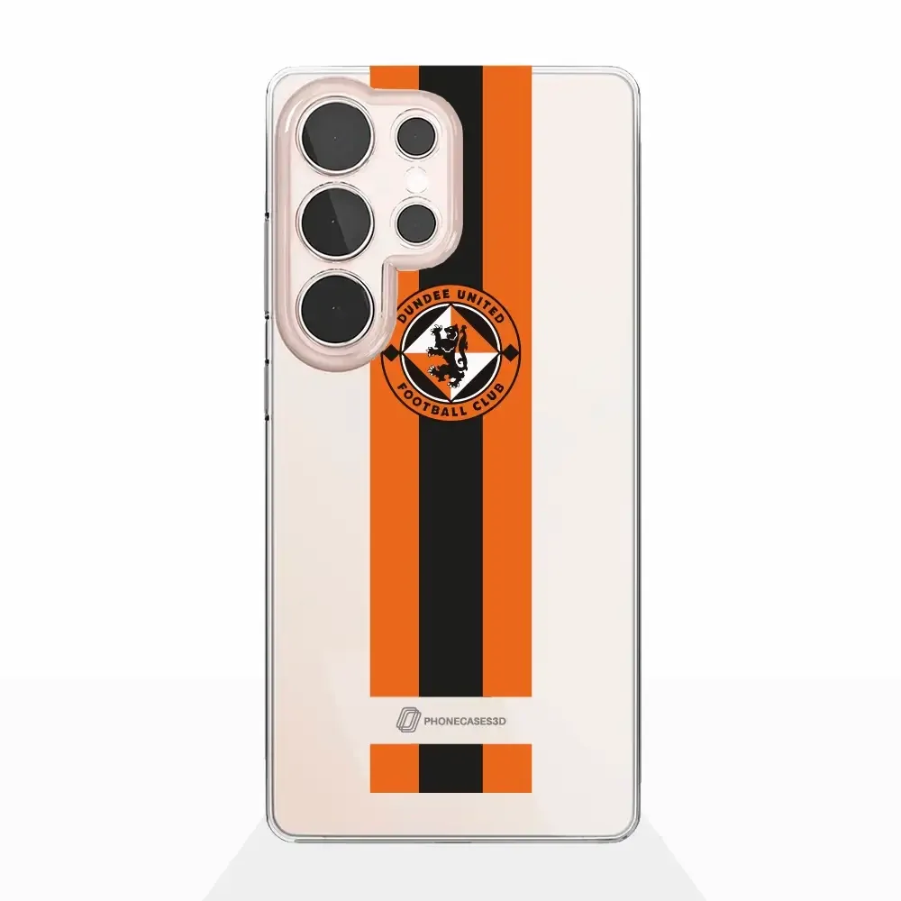 Dundee United Official Clear Phone Case Design Stripes - Image 31