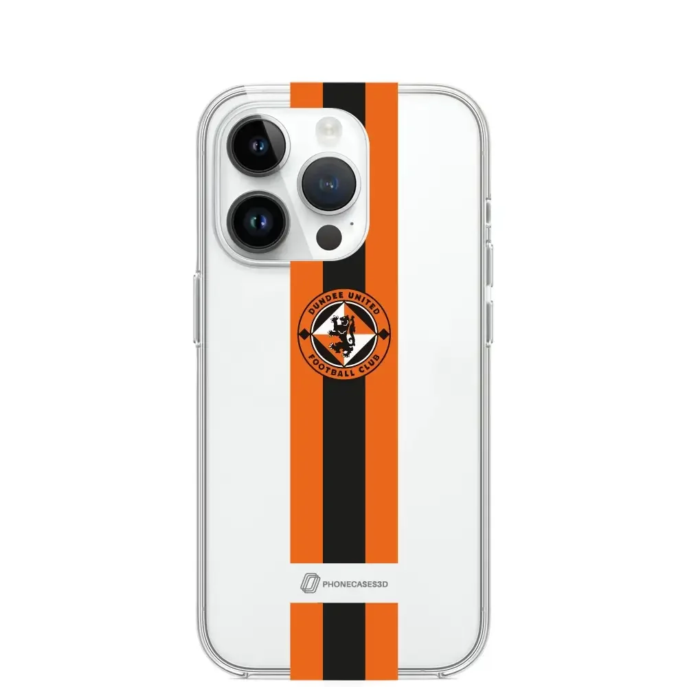 Dundee United Official Clear Phone Case Design Stripes - Image 5