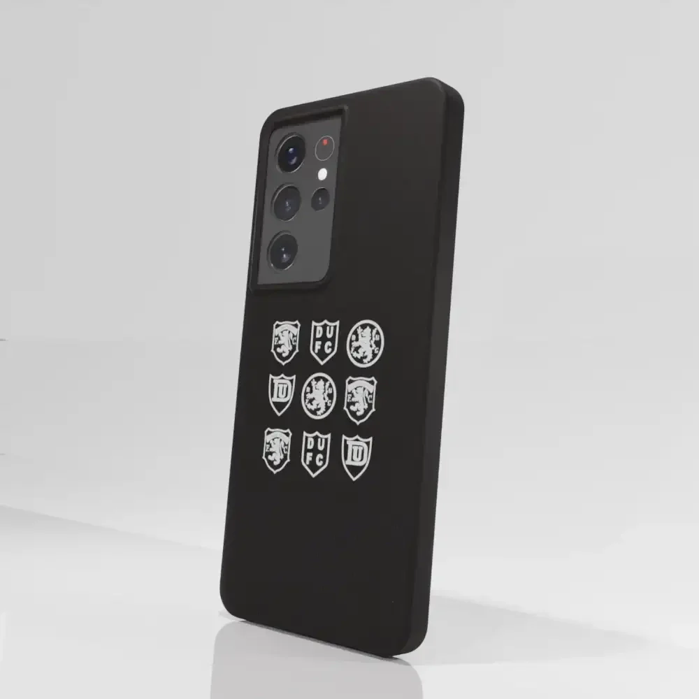 Dundee United Official Compostable Phone Case Design Classic Shield Grid - Image 69