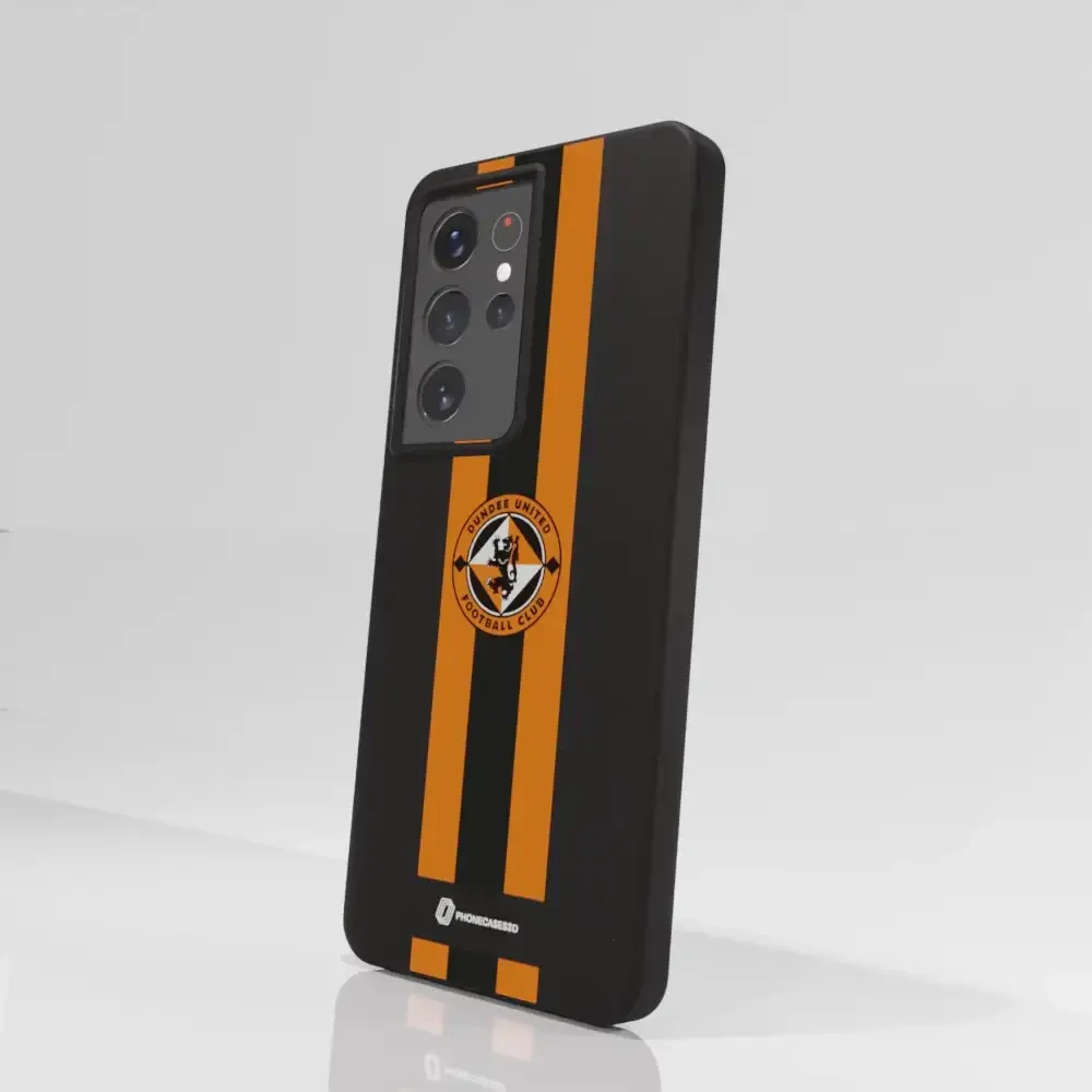 Dundee United Official Compostable Phone Case Design Stripes - Image 69
