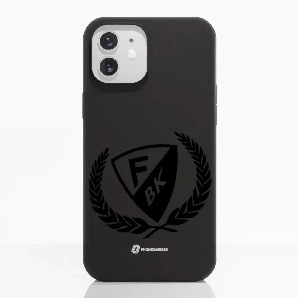 Färjestad BK Official Compostable Phone Case black shield - Image 4