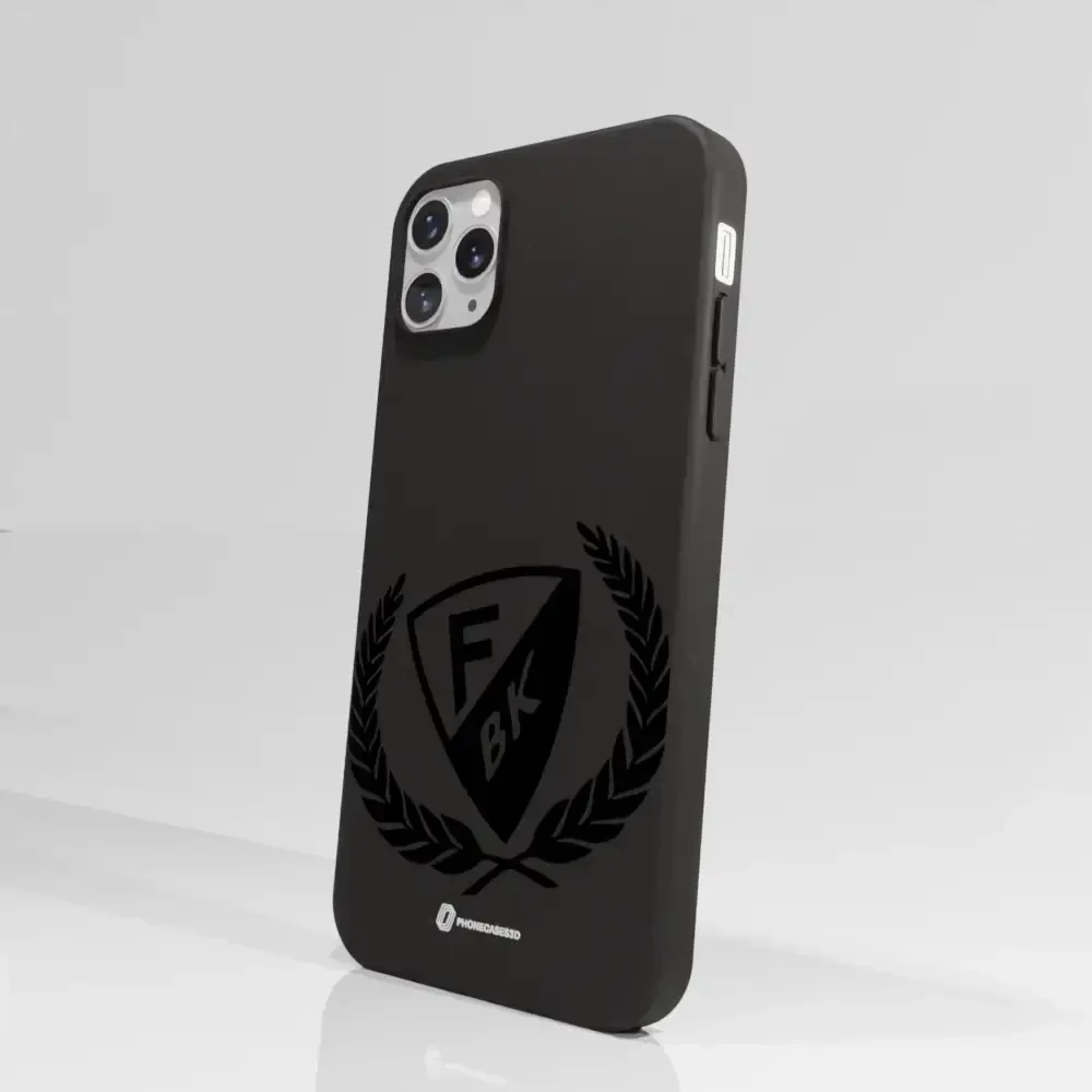 Färjestad BK Official Compostable Phone Case black shield - Image 49