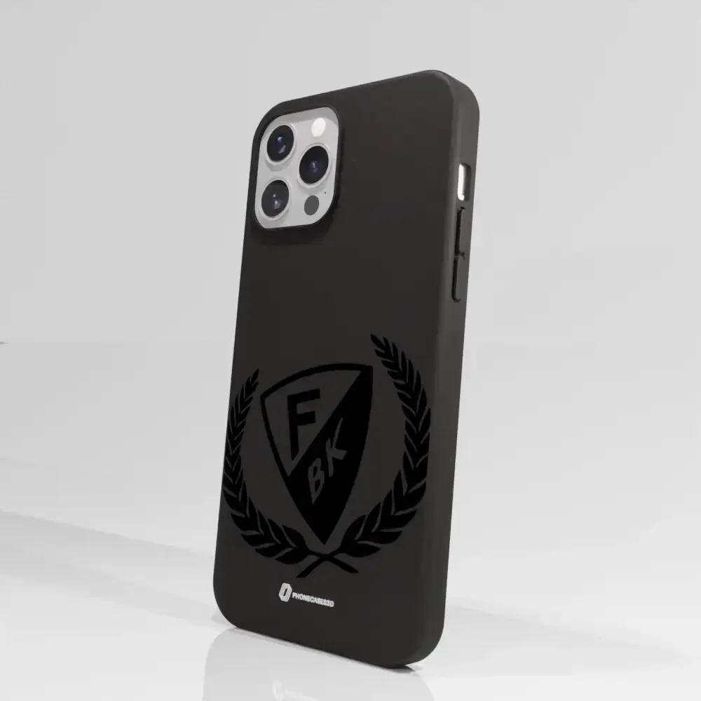 Färjestad BK Official Compostable Phone Case black shield - Image 52