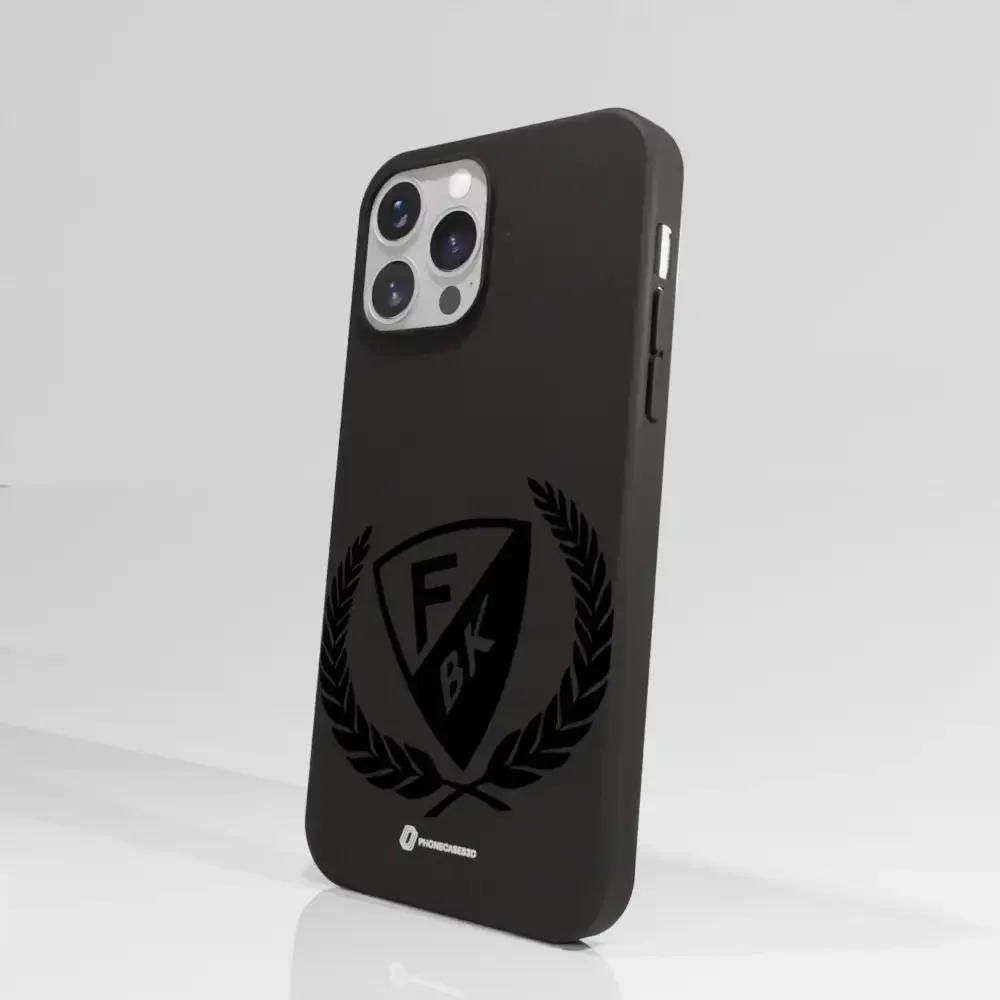 Färjestad BK Official Compostable Phone Case black shield - Image 55