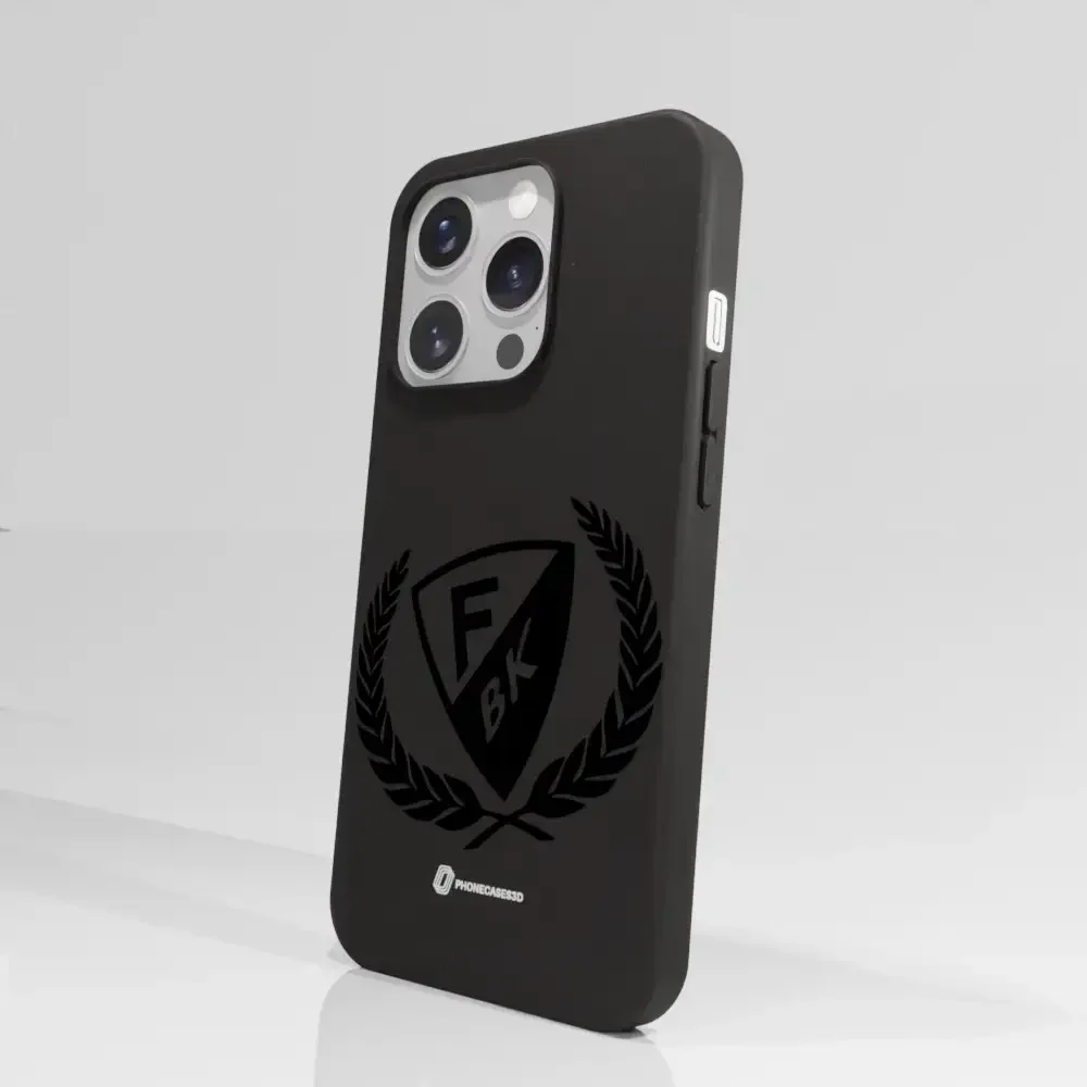 Färjestad BK Official Compostable Phone Case black shield - Image 62
