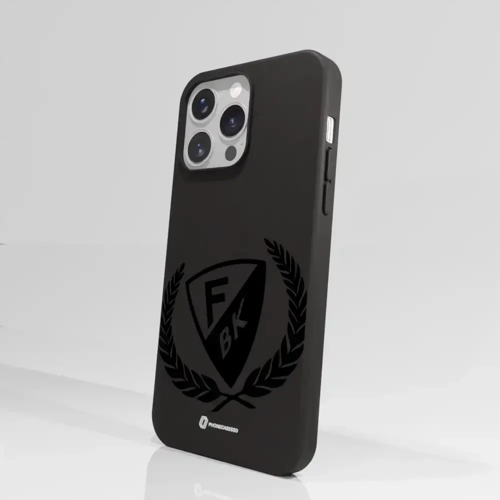 Färjestad BK Official Compostable Phone Case black shield - Image 63