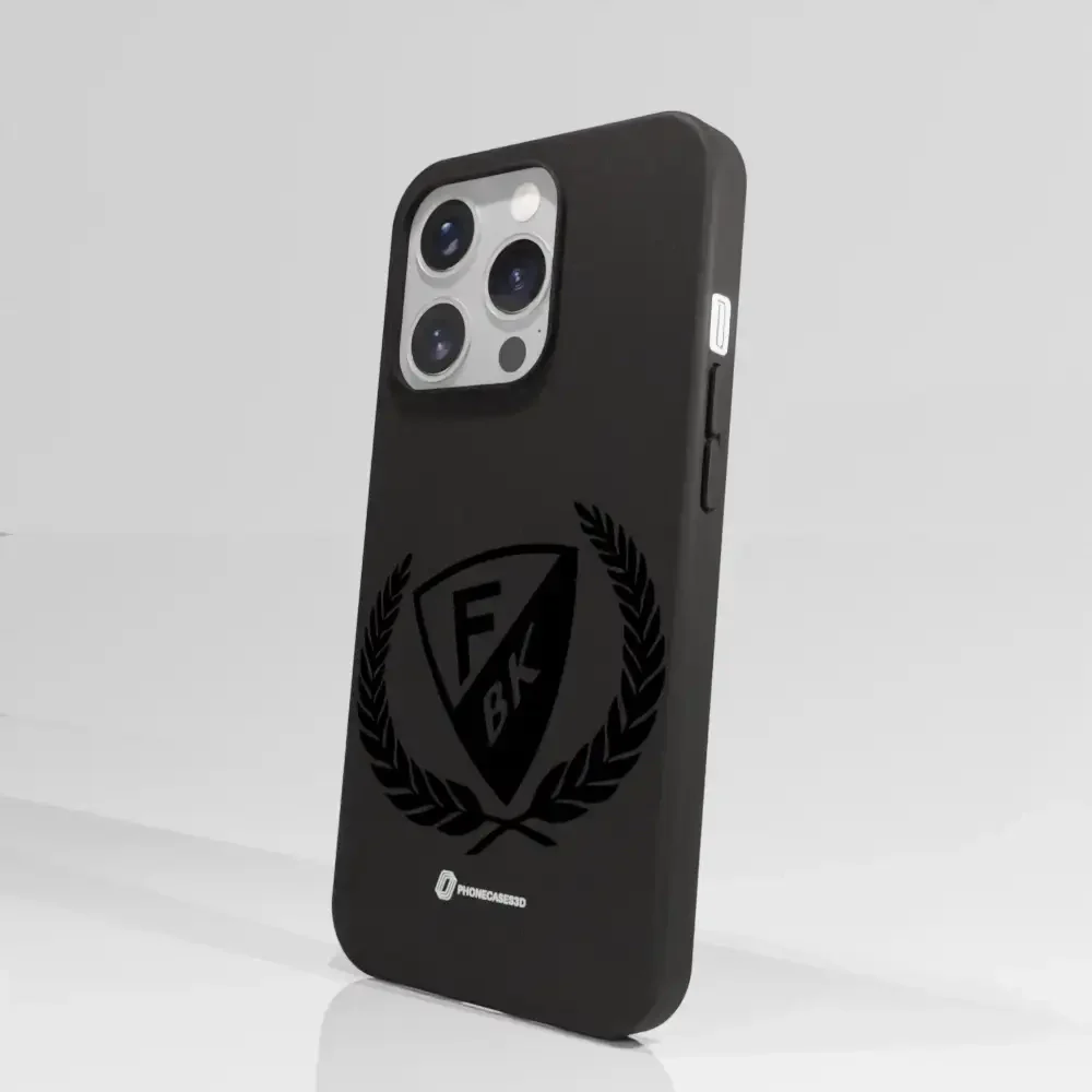 Färjestad BK Official Compostable Phone Case black shield - Image 67
