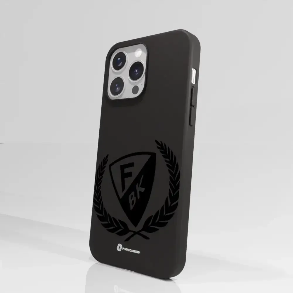 Färjestad BK Official Compostable Phone Case black shield - Image 68