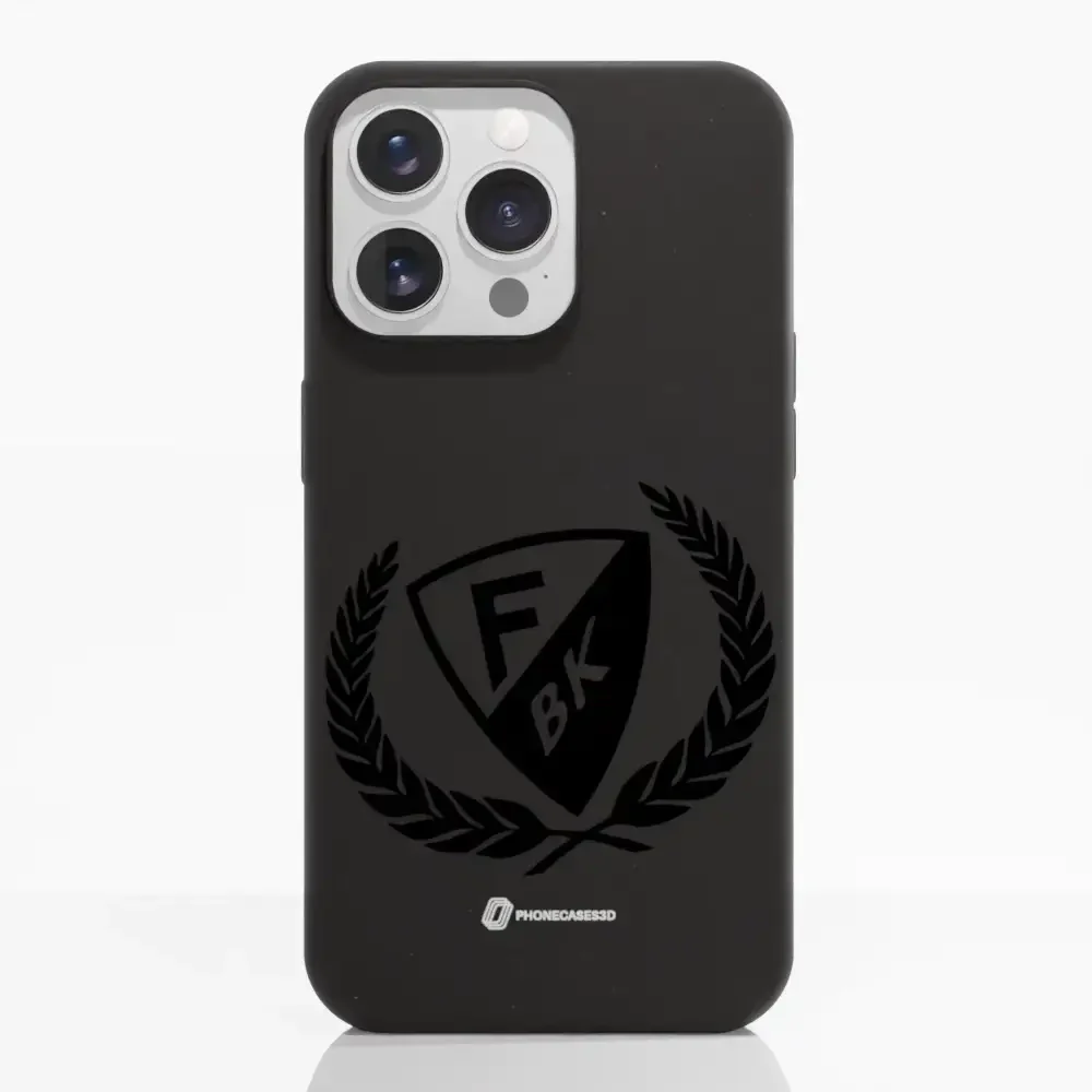 Färjestad BK Official Compostable Phone Case black shield - Image 8