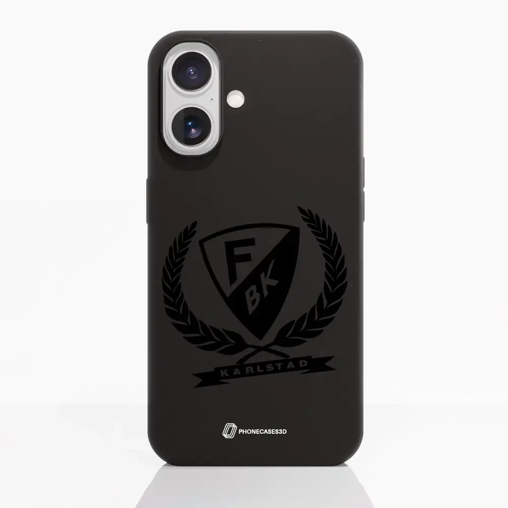 Färjestad BK Official Compostable Phone Case black shield - Image 84