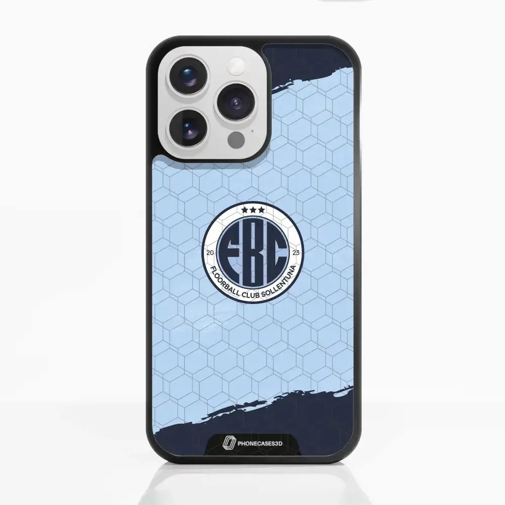 FBC Sollentuna 3D Phone Case Design dark blue brush strokes - Image 10