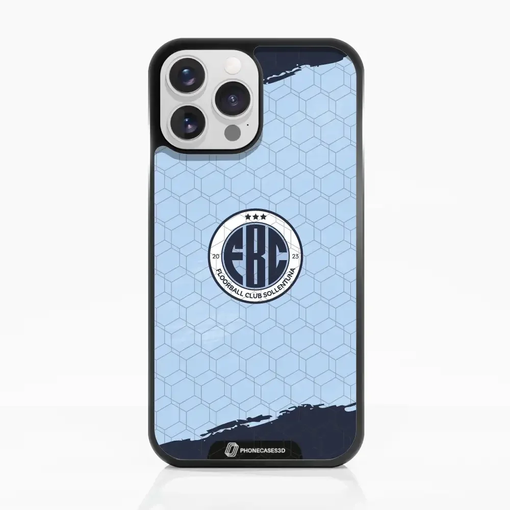 FBC Sollentuna 3D Phone Case Design dark blue brush strokes - Image 11