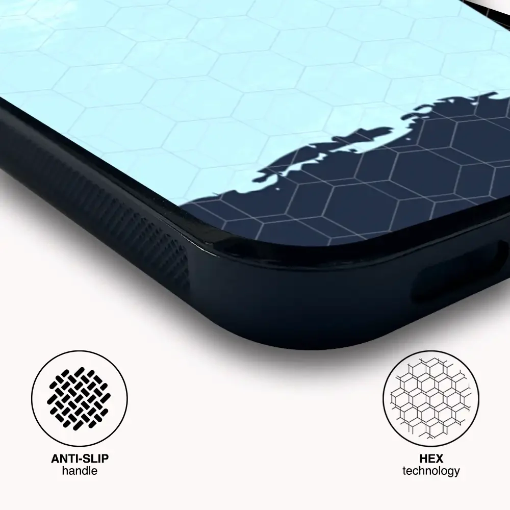 FBC Sollentuna 3D Phone Case Design dark blue brush strokes - Image 110