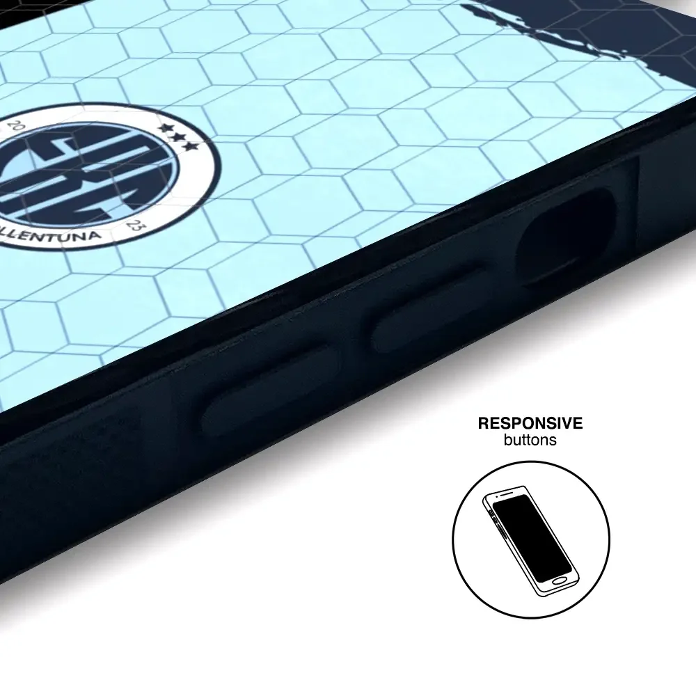 FBC Sollentuna 3D Phone Case Design dark blue brush strokes - Image 111