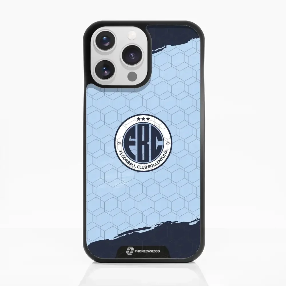 FBC Sollentuna 3D Phone Case Design dark blue brush strokes - Image 14