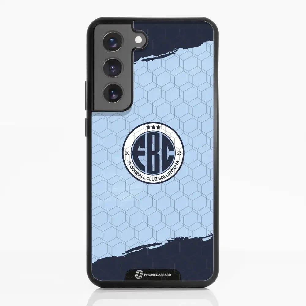 FBC Sollentuna 3D Phone Case Design dark blue brush strokes - Image 51