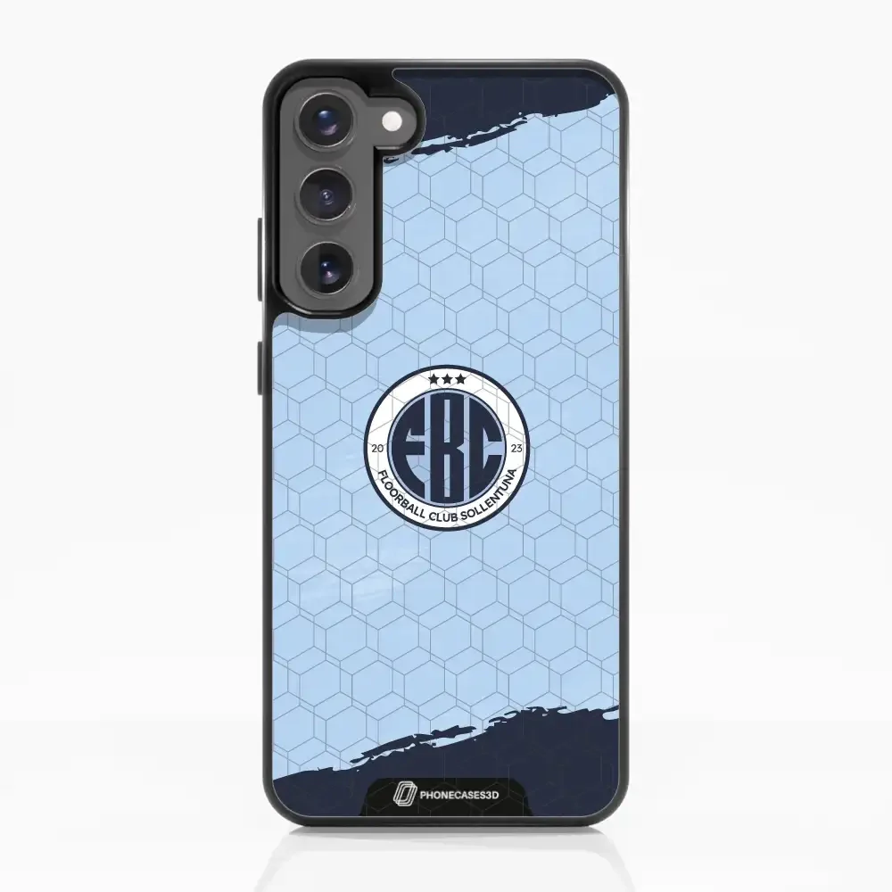 FBC Sollentuna 3D Phone Case Design dark blue brush strokes - Image 56