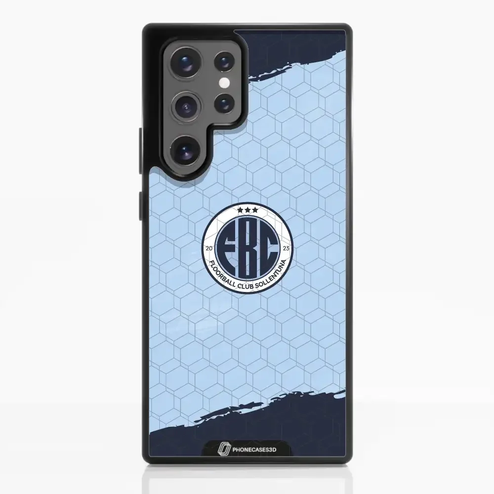 FBC Sollentuna 3D Phone Case Design dark blue brush strokes - Image 57