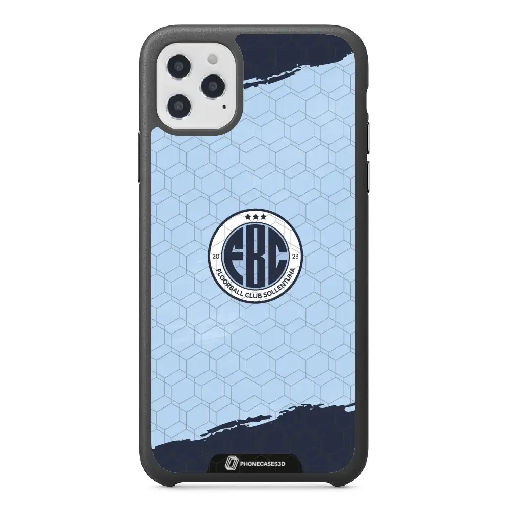 FBC Sollentuna 3D Phone Case Design dark blue brush strokes - Image 7