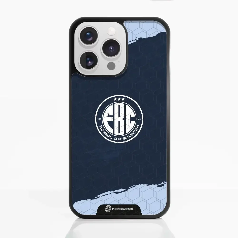 FBC Sollentuna 3D Phone Case Design light blue brush strokes - Image 10