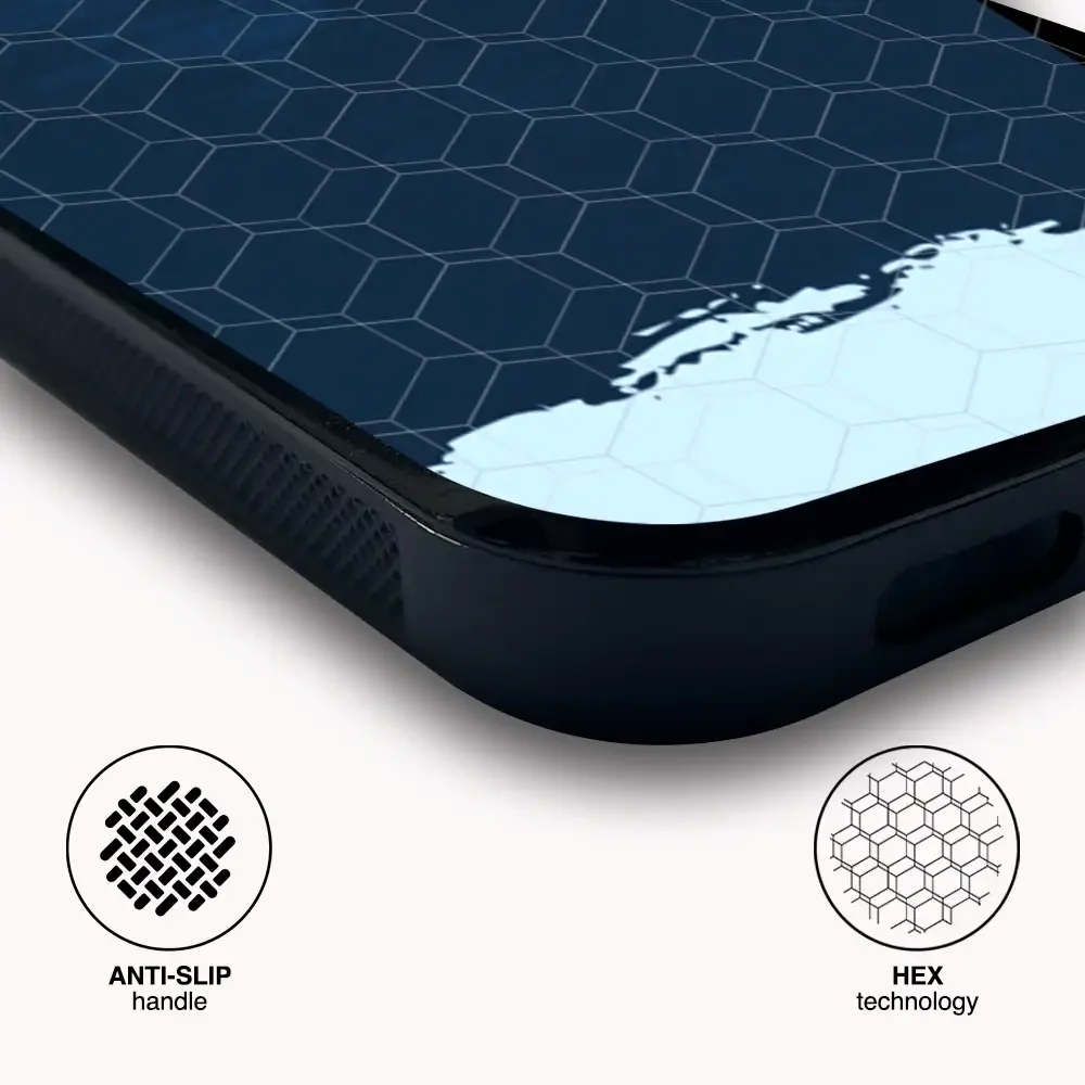 FBC Sollentuna 3D Phone Case Design light blue brush strokes - Image 111