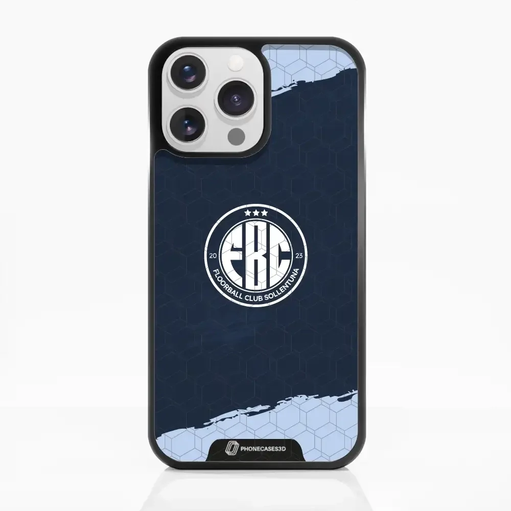 FBC Sollentuna 3D Phone Case Design light blue brush strokes - Image 14