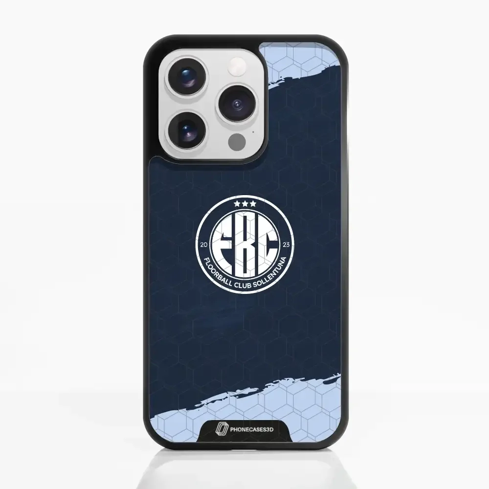FBC Sollentuna 3D Phone Case Design light blue brush strokes - Image 23