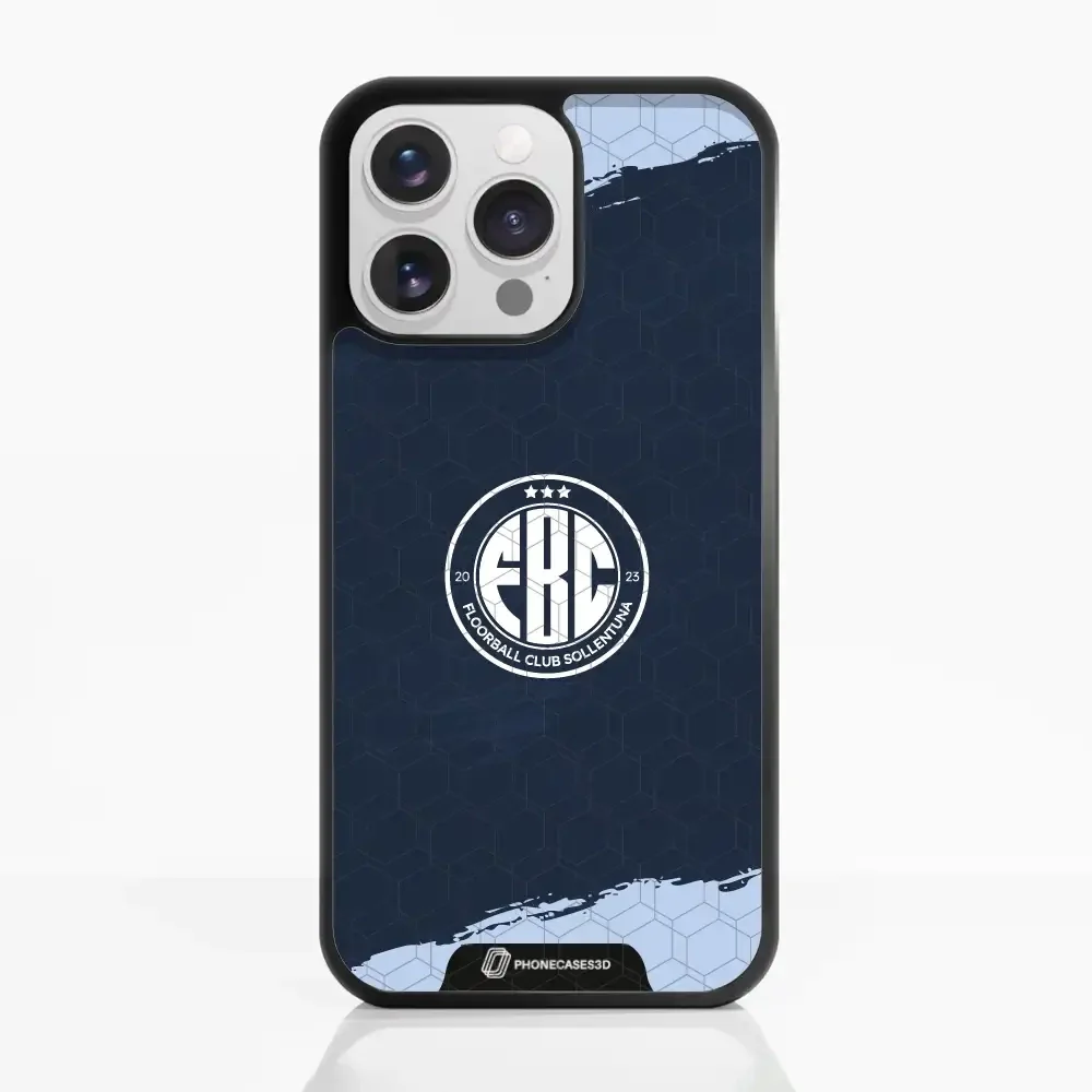FBC Sollentuna 3D Phone Case Design light blue brush strokes - Image 24