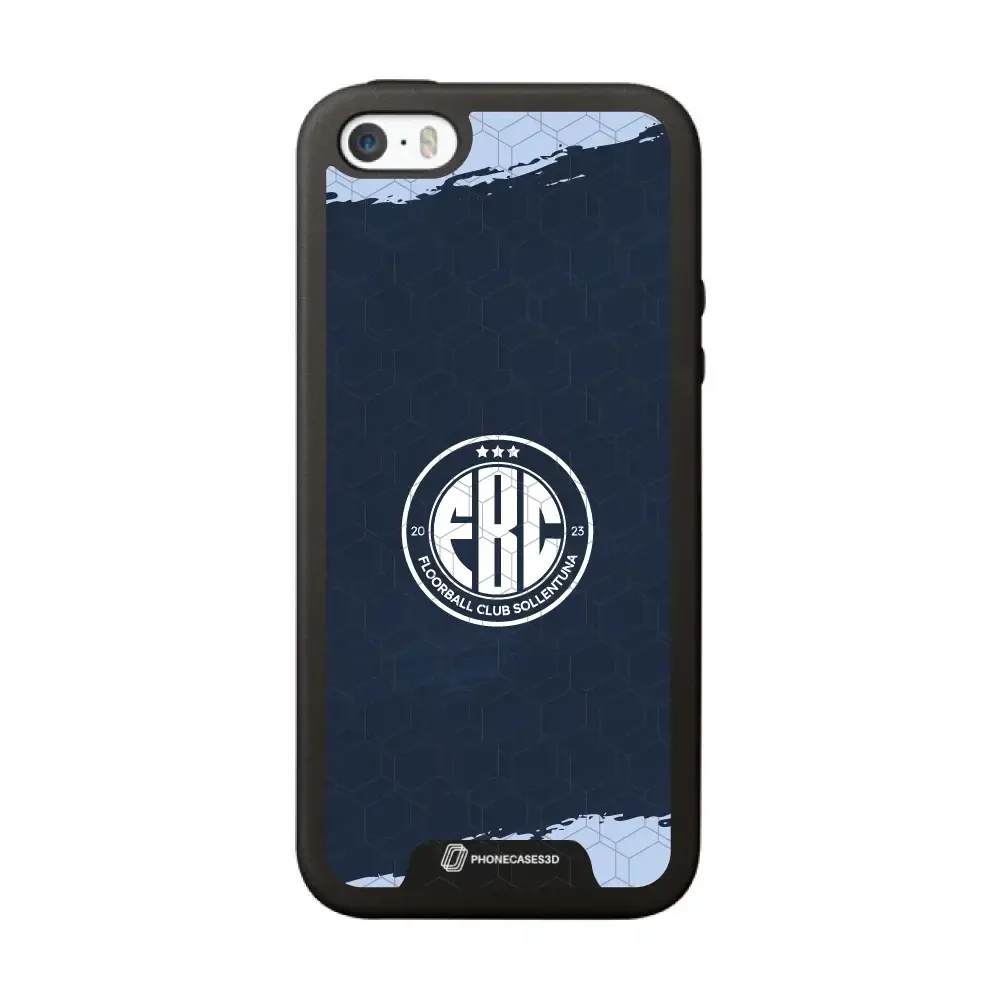 FBC Sollentuna 3D Phone Case Design light blue brush strokes - Image 26
