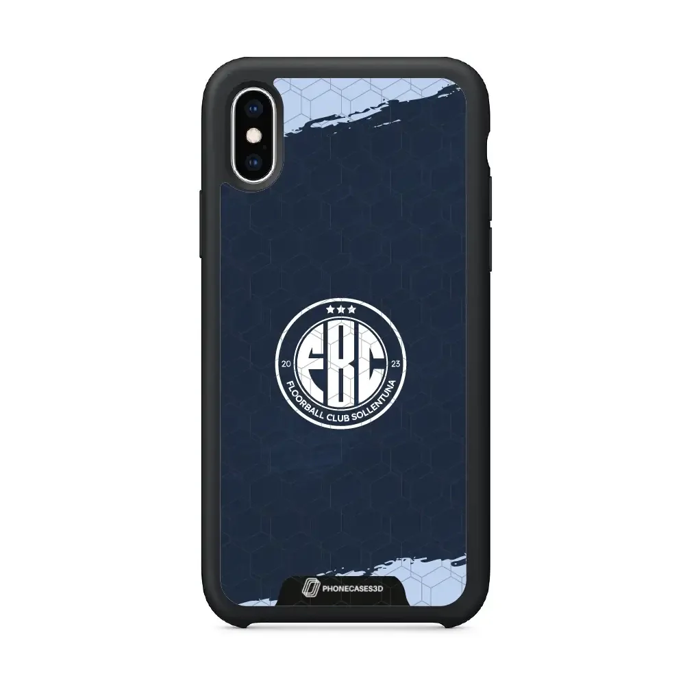 FBC Sollentuna 3D Phone Case Design light blue brush strokes - Image 37