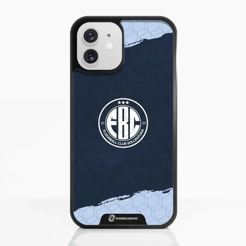 FBC Sollentuna 3D Phone Case Design light blue brush strokes - Image 4