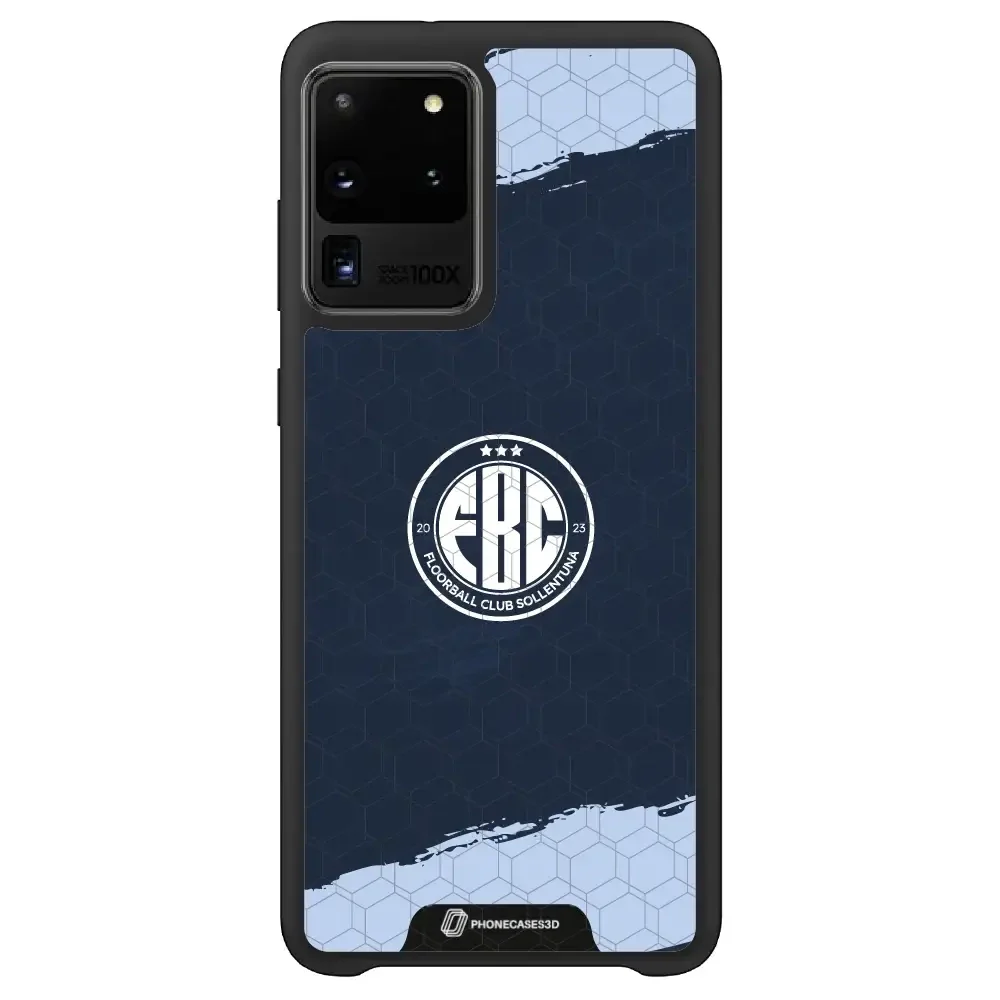 FBC Sollentuna 3D Phone Case Design light blue brush strokes - Image 40