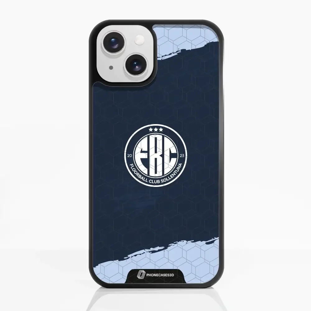 FBC Sollentuna 3D Phone Case Design light blue brush strokes - Image 8