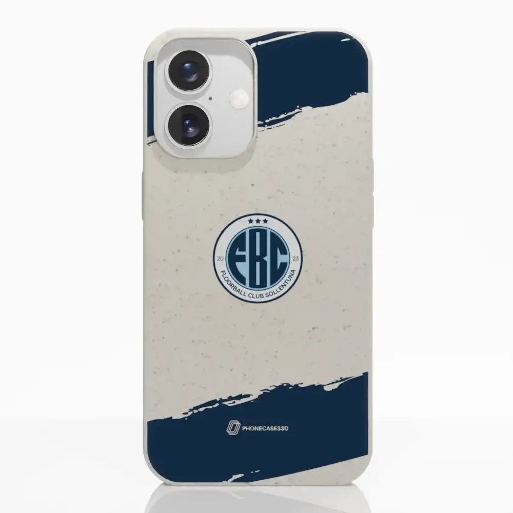 FBC Sollentuna Official Compostable Phone Case dark blue brush strokes - Image 18