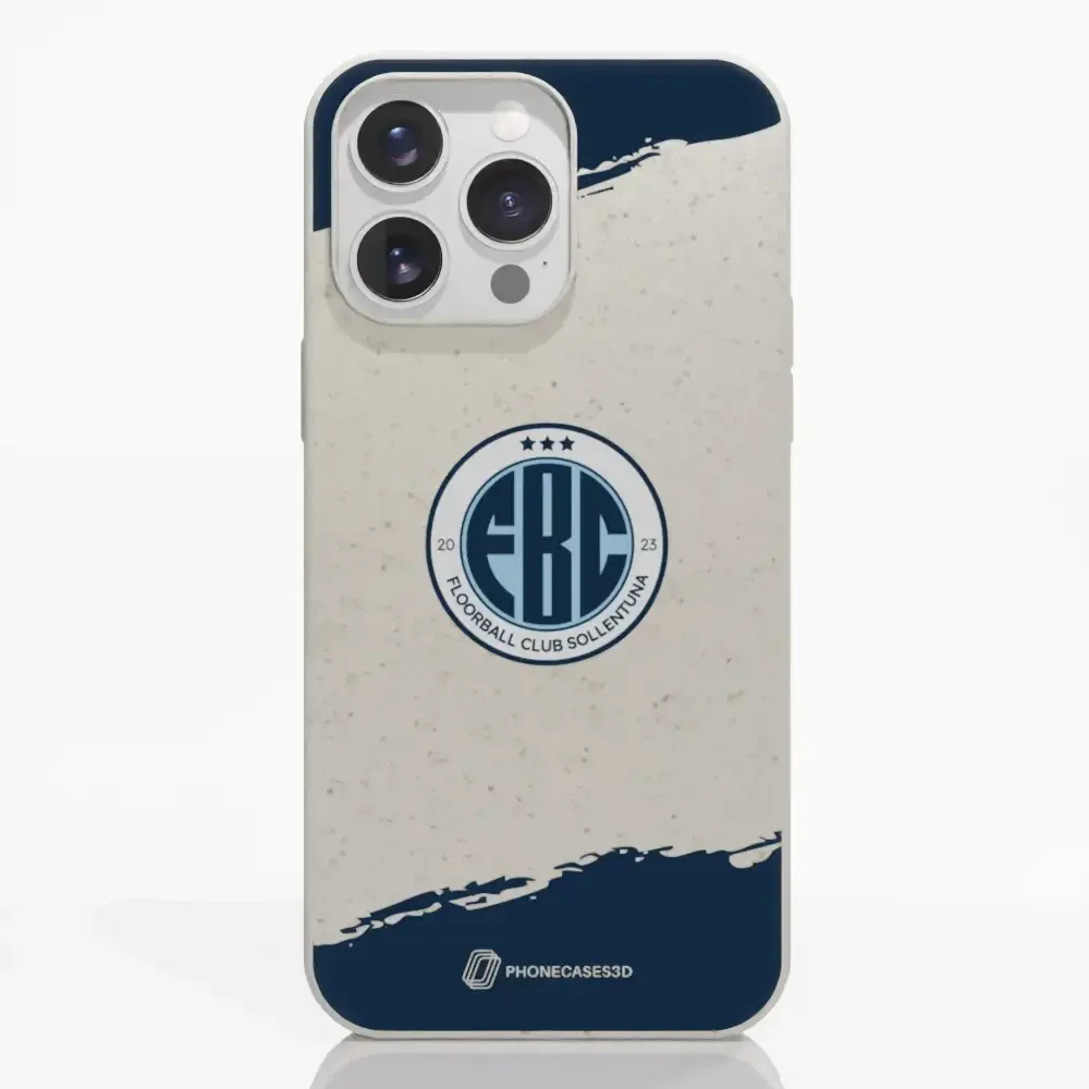 FBC Sollentuna Official Compostable Phone Case dark blue brush strokes - Image 22