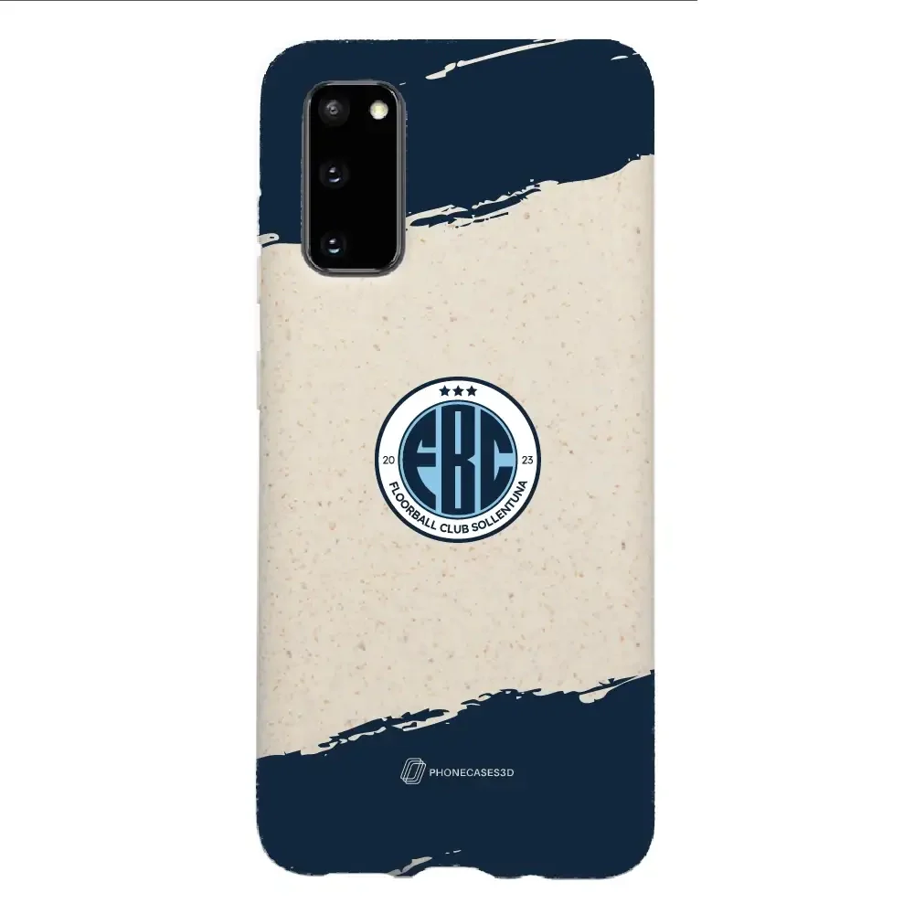 FBC Sollentuna Official Compostable Phone Case dark blue brush strokes - Image 23