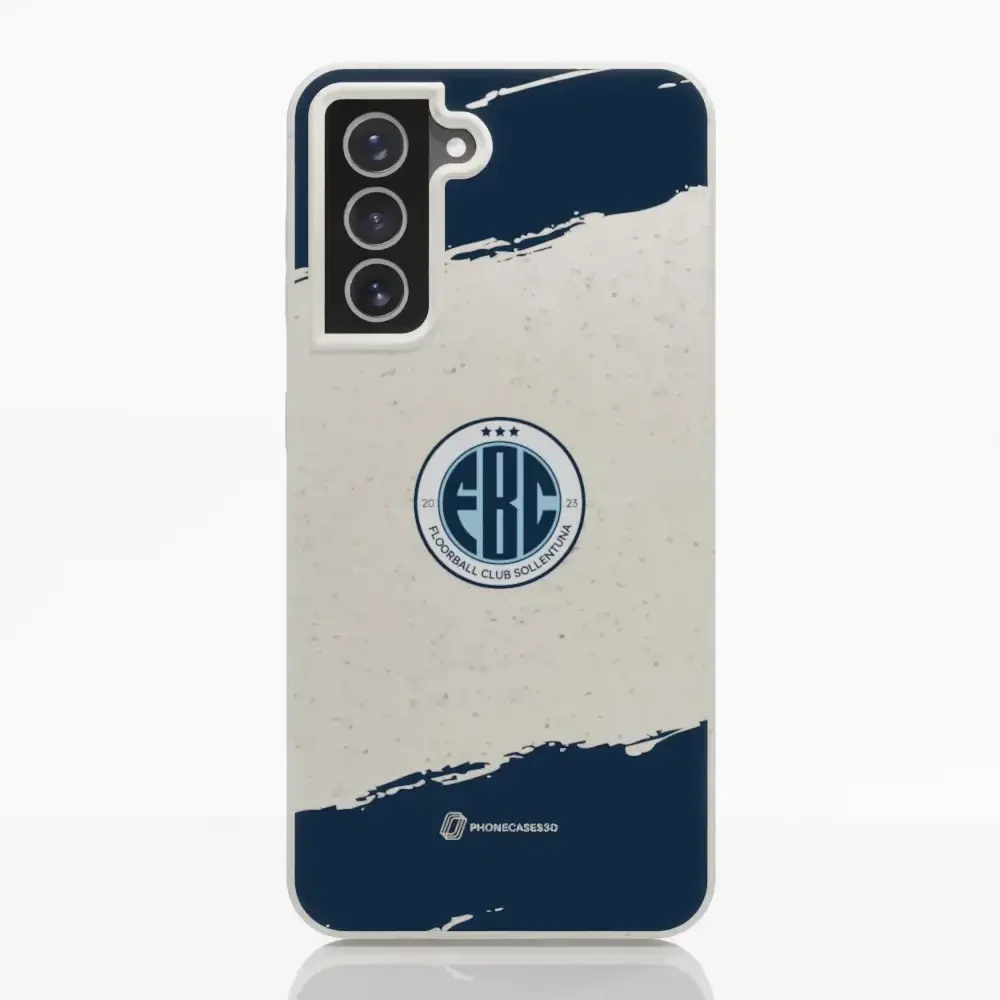 FBC Sollentuna Official Compostable Phone Case dark blue brush strokes - Image 24