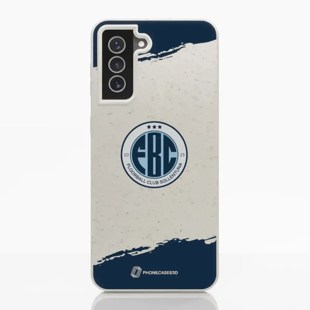 FBC Sollentuna Official Compostable Phone Case dark blue brush strokes - Image 25