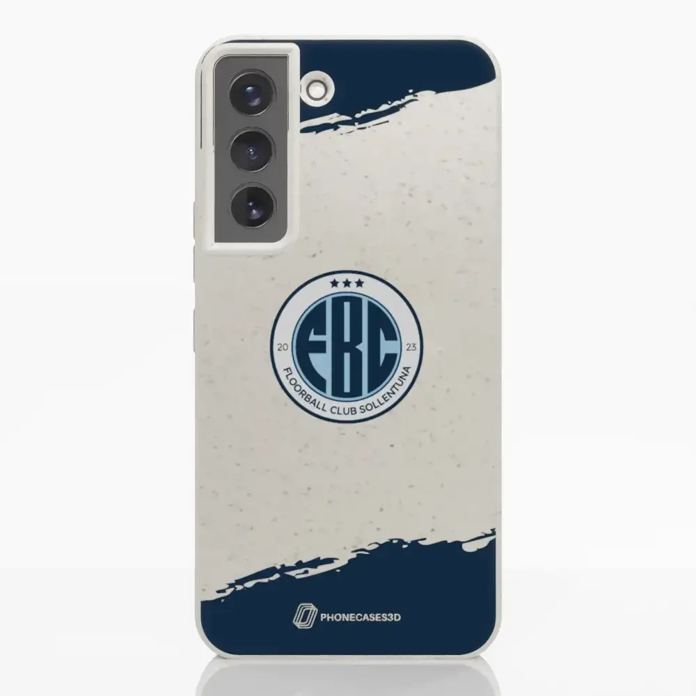 FBC Sollentuna Official Compostable Phone Case dark blue brush strokes - Image 28