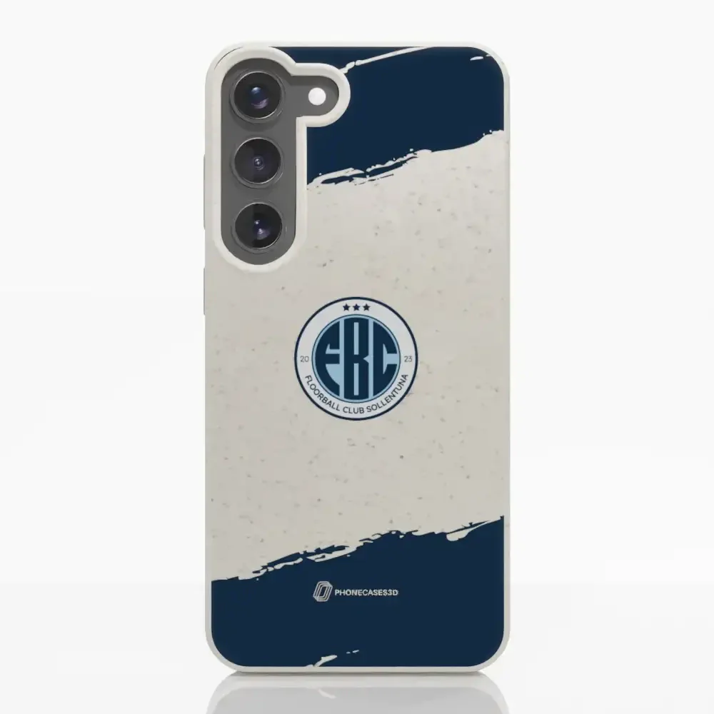 FBC Sollentuna Official Compostable Phone Case dark blue brush strokes - Image 30