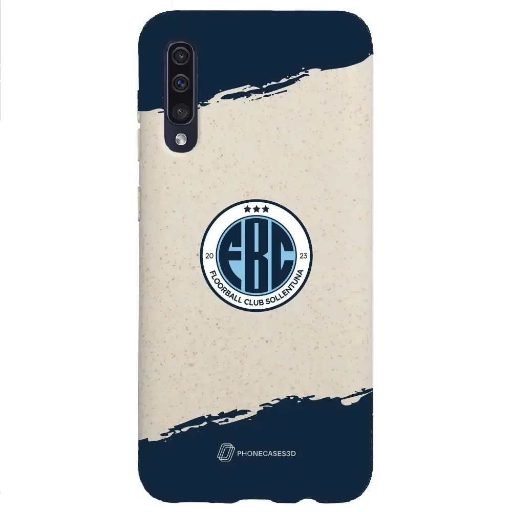 FBC Sollentuna Official Compostable Phone Case dark blue brush strokes - Image 40