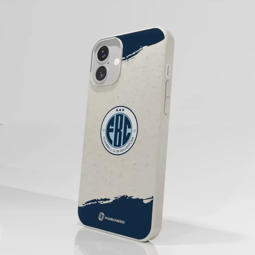 FBC Sollentuna Official Compostable Phone Case dark blue brush strokes - Image 64