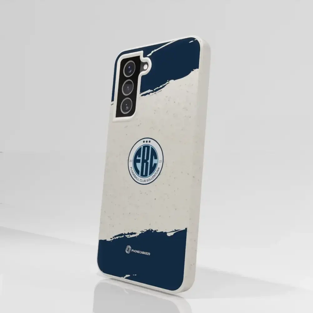 FBC Sollentuna Official Compostable Phone Case dark blue brush strokes - Image 67