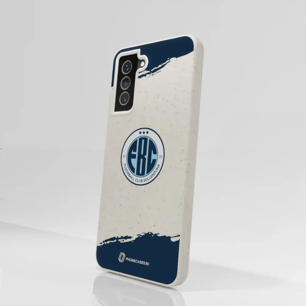 FBC Sollentuna Official Compostable Phone Case dark blue brush strokes - Image 68