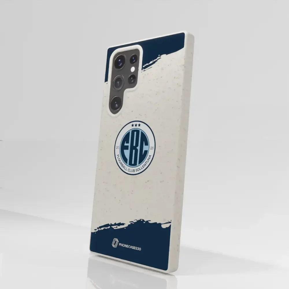 FBC Sollentuna Official Compostable Phone Case dark blue brush strokes - Image 72