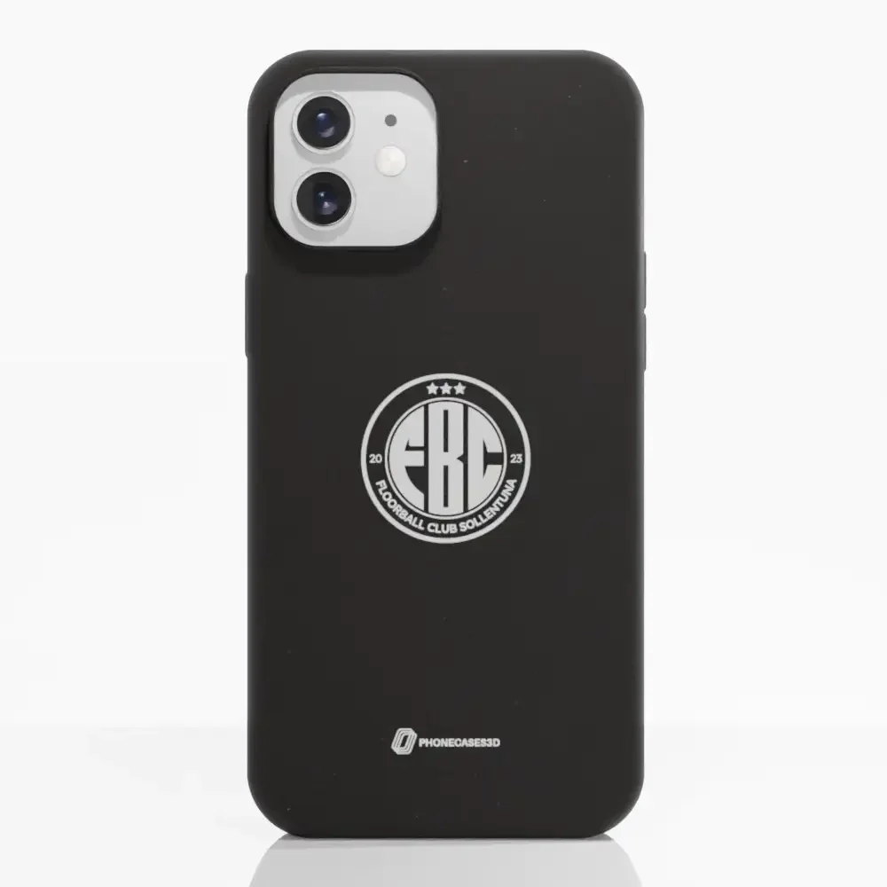 FBC Sollentuna Official Compostable Phone Case white crest - Image 4