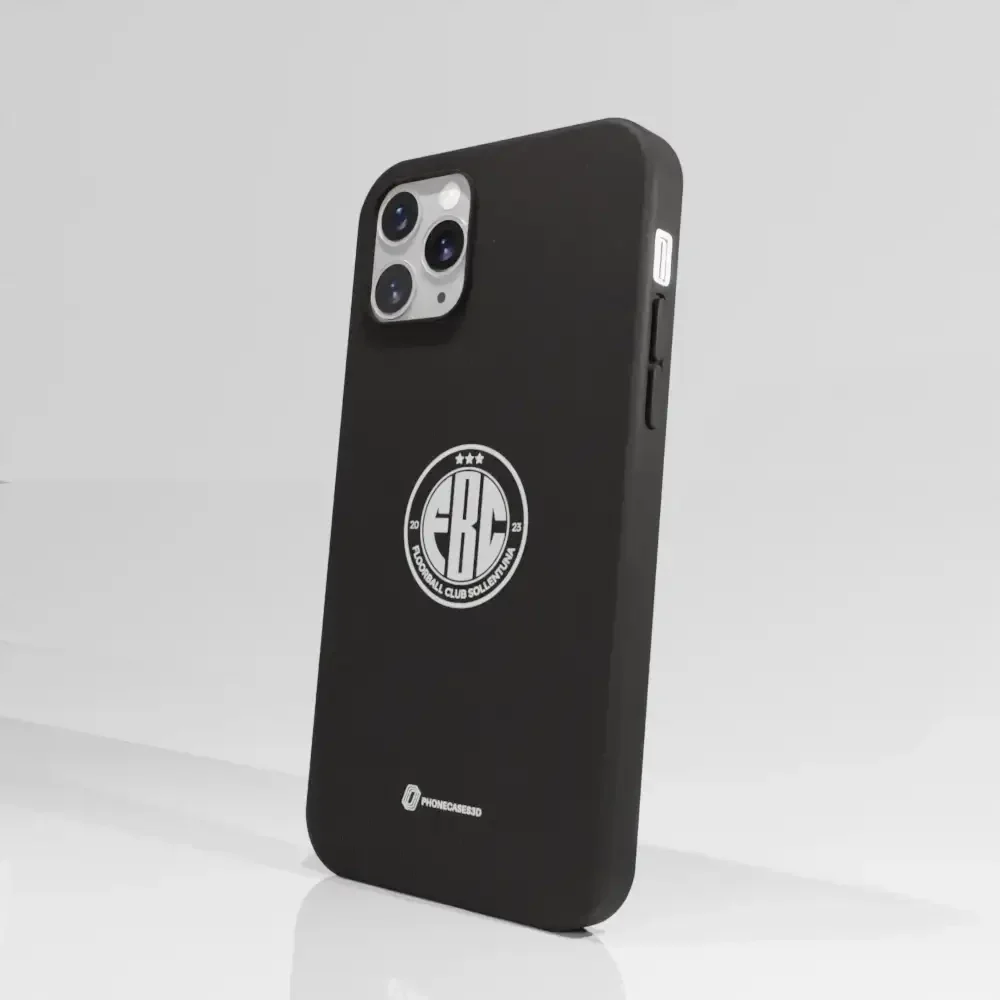 FBC Sollentuna Official Compostable Phone Case white crest - Image 46