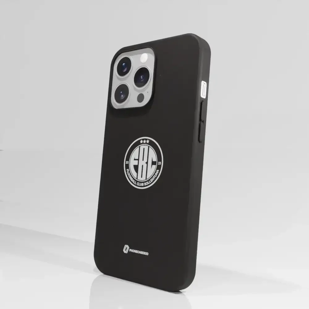 FBC Sollentuna Official Compostable Phone Case white crest - Image 52