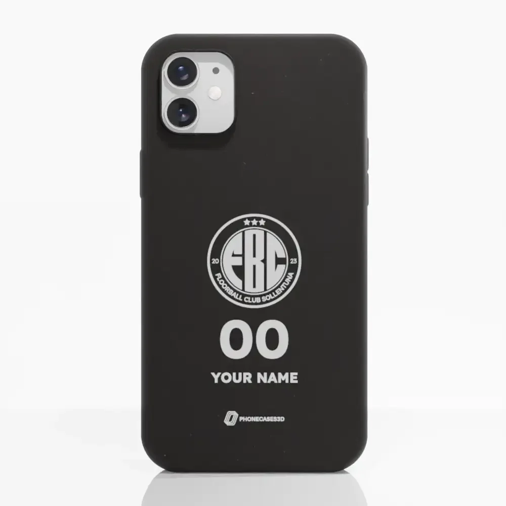 FBC Sollentuna Official Compostable Phone Case white crest + name